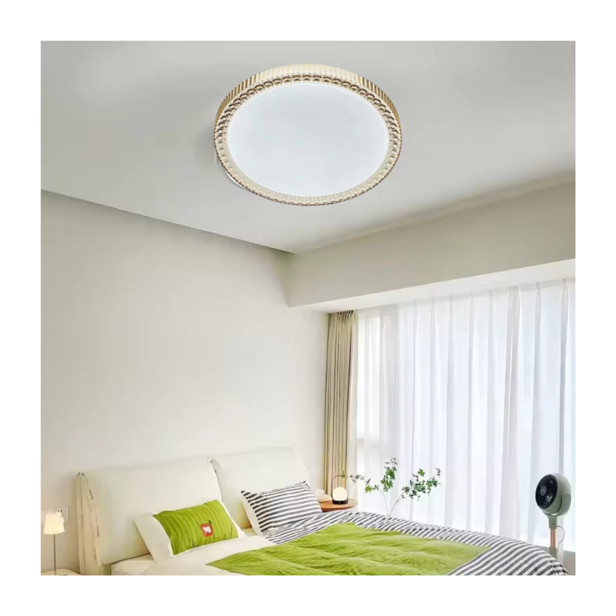 Honeycomb Rim Ceiling Light